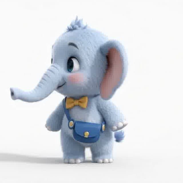 Elefriend waving hello